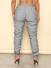 SXY Cutout Knot Waist Ruched Pants